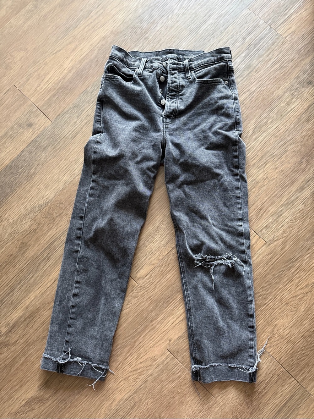 High-Rise Black Jeans
